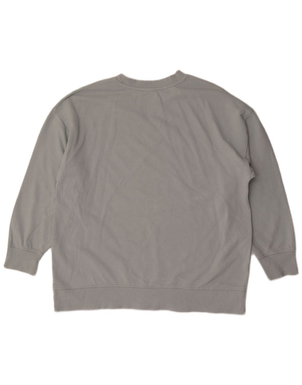 Felpa Zara Uomo Maglione Large Blu Cotone