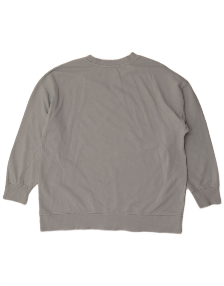 Felpa Zara Uomo Maglione Large Blu Cotone