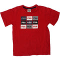 FILA Boys Graphic T-Shirt Top 7-8 Years Medium Red Cotton Vintage Fila and Second-Hand Fila from Messina Hembry 