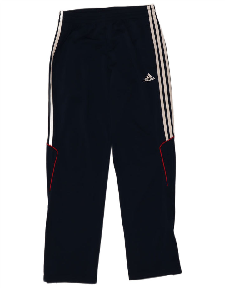 Pantaloni da tuta da uomo Adidas UK 36/38 Small Poliestere blu navy
