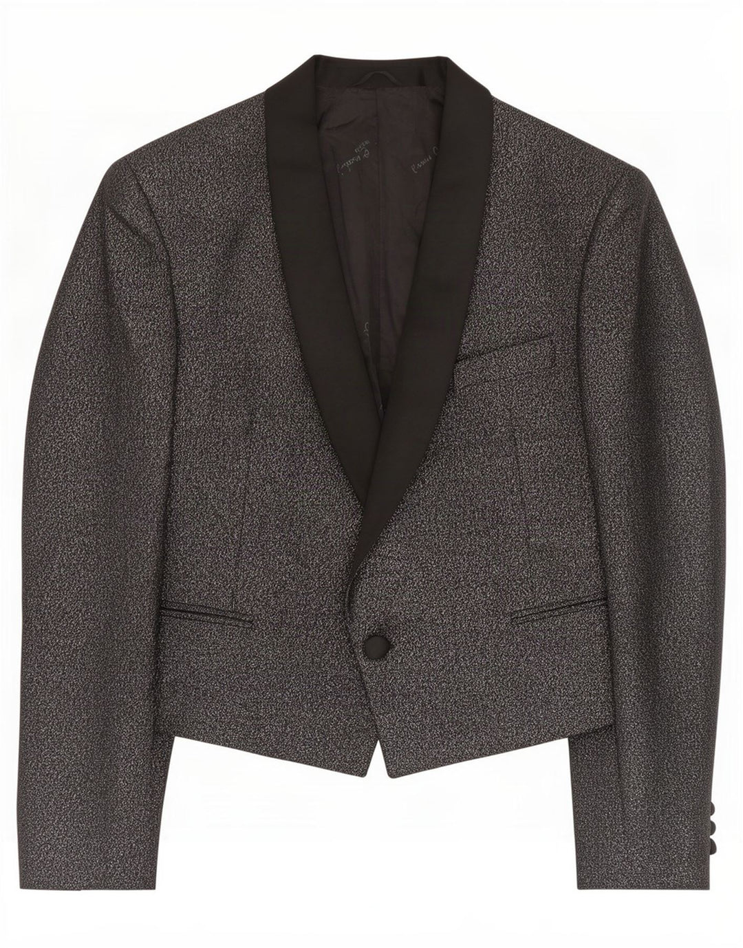 Giacca blazer da uomo a 1 bottone Pierre Cardin IT 50 XL lana nera