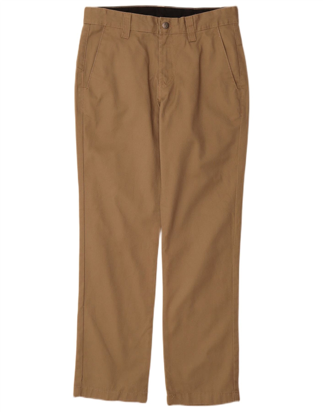 Pantaloni chino dritti da uomo Volcom W28 L30 Beige