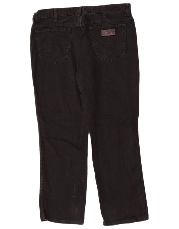 Jeans dritti da uomo Wrangler Texas W40 L30 cotone nero