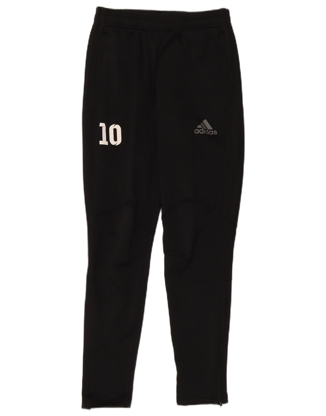 Pantaloni da tuta grafica da uomo Adidas XS poliestere nero