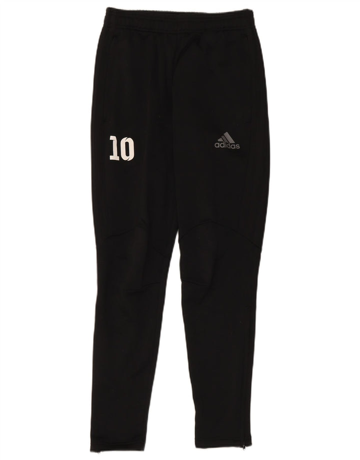 Pantaloni da tuta grafica da uomo Adidas XS poliestere nero