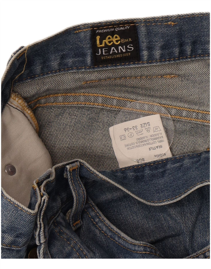 Jeans dritti da uomo Lee W33 L31 in cotone blu