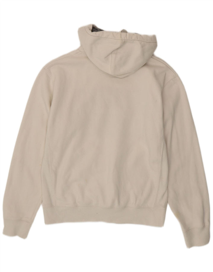 RUSSELL ATHLETIC Felpa con cappuccio grafica da uomo in cotone bianco medio