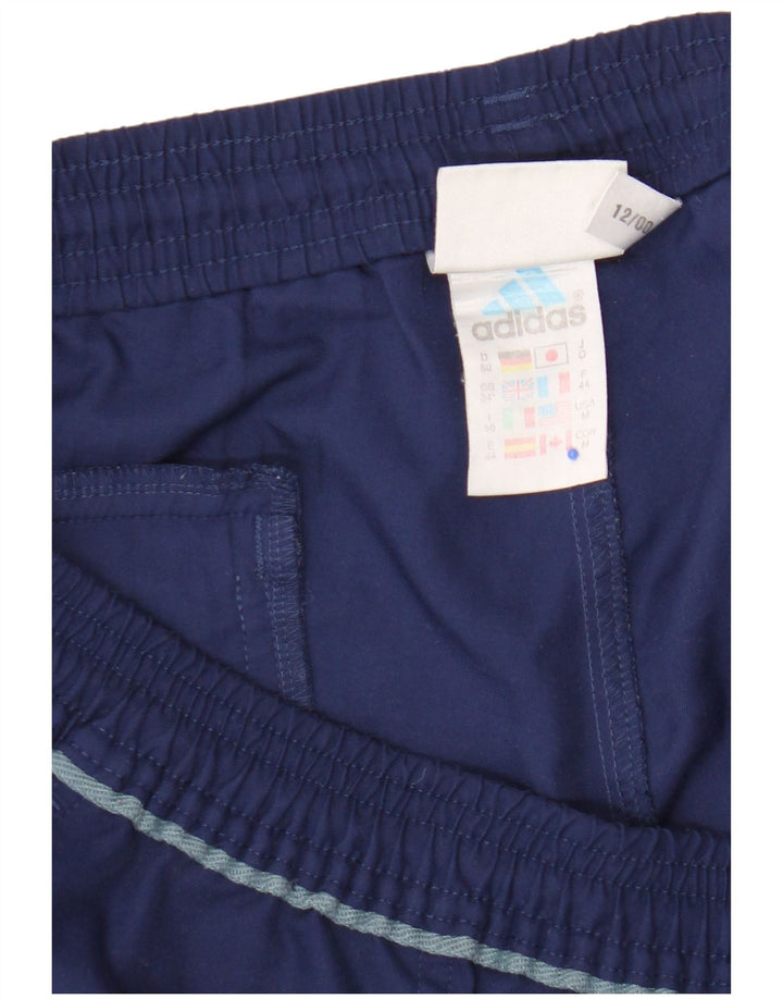 Pantaloncini da bagno Adidas da uomo grandi in poliestere blu navy
