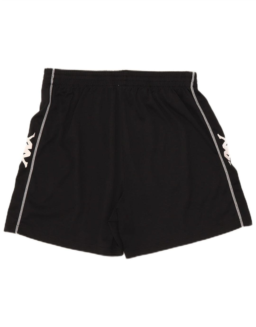 Pantaloncini sportivi grafici da uomo Kappa 2XL poliestere nero