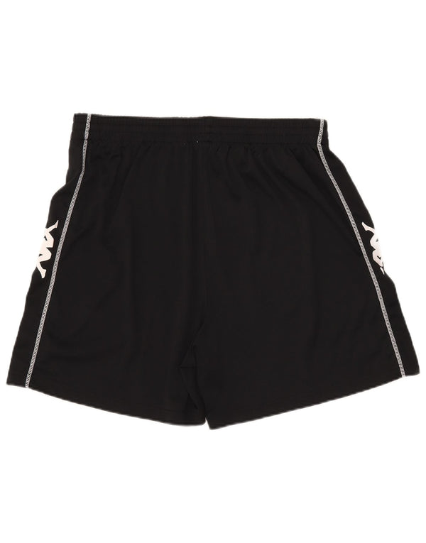 Pantaloncini sportivi grafici da uomo Kappa 2XL poliestere nero