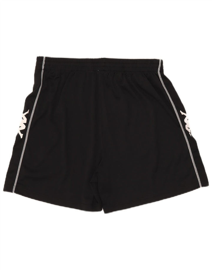 Pantaloncini sportivi grafici da uomo Kappa 2XL poliestere nero