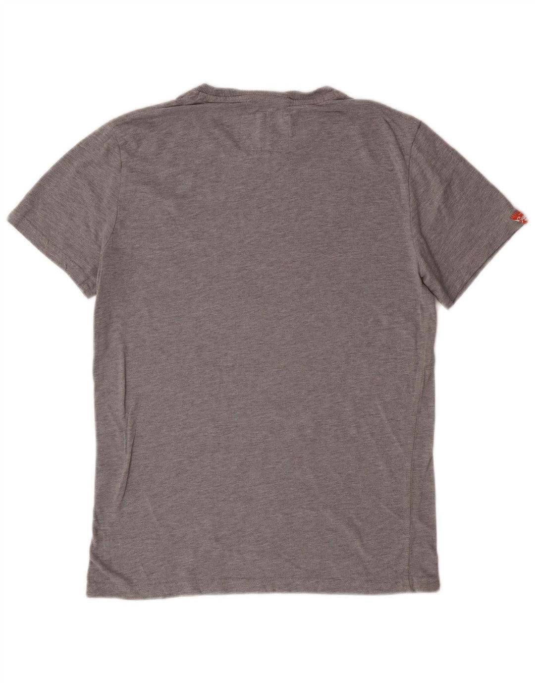 T-shirt grafica da uomo Superdry Top in poliestere grigio medio