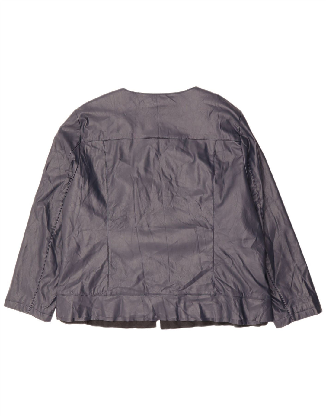 Giubbotto bomber autografo da donna Marks & Spencer UK 24 4XL Blu navy