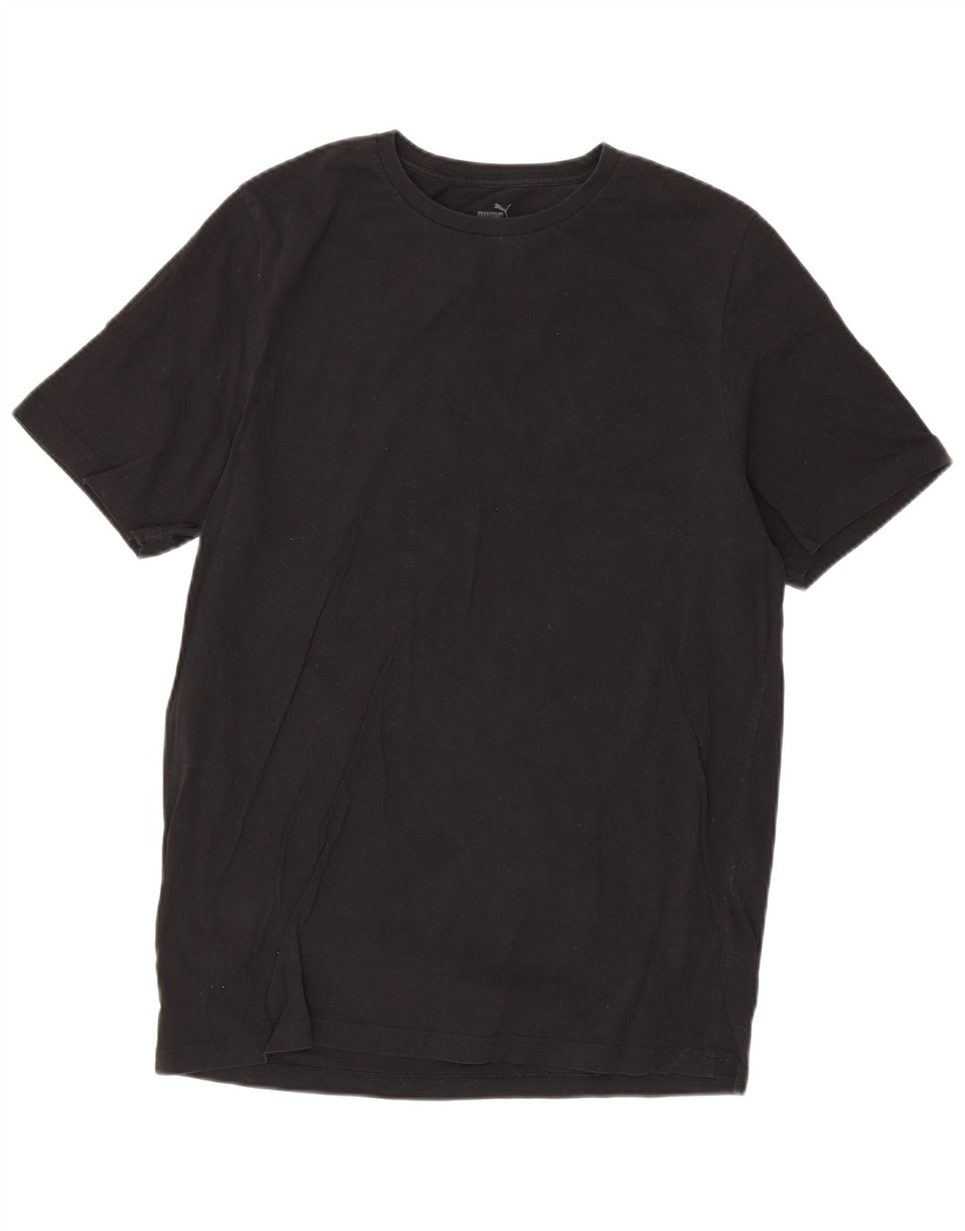 T-shirt da uomo Puma Top Large in cotone nero