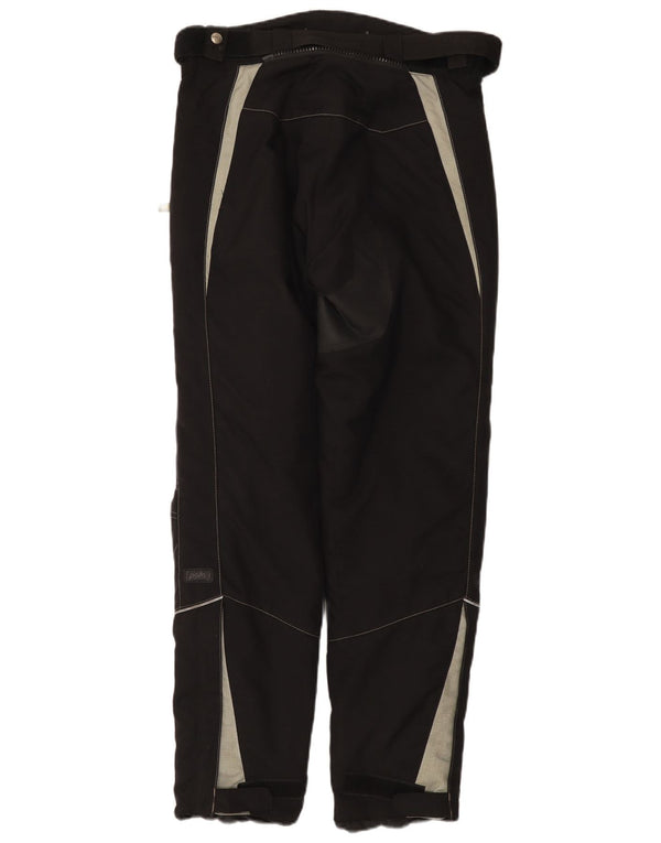 Pantaloni Moto Racer da uomo POLO Small W30 L30 Nero Colourblock Poliammide