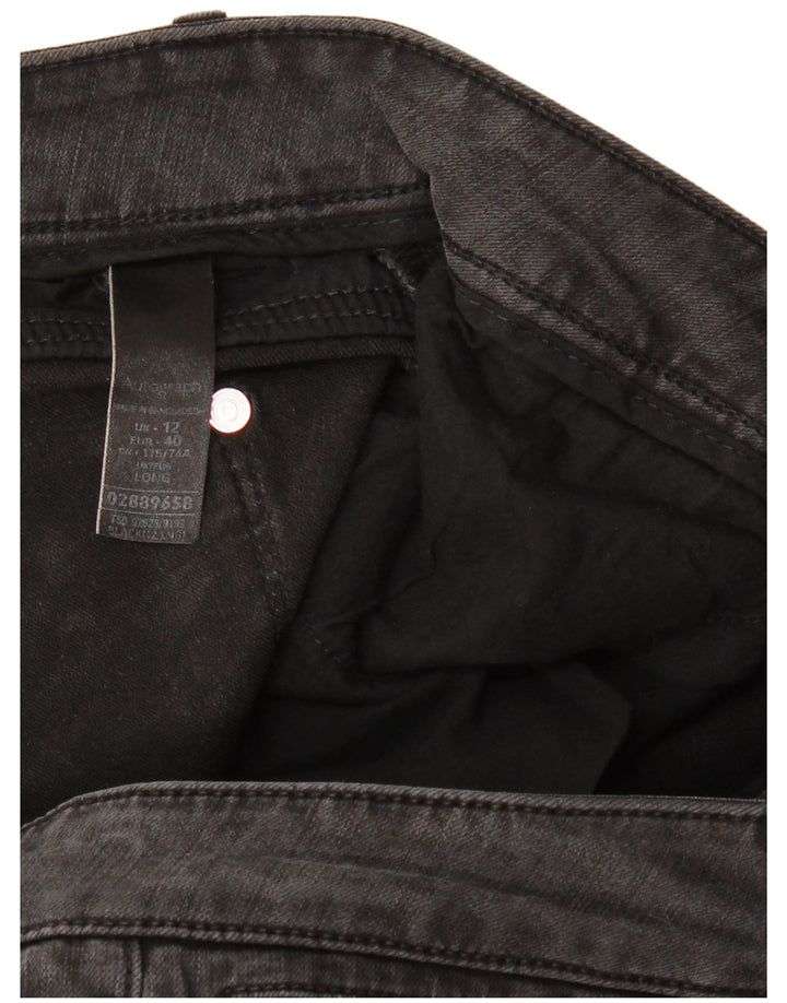 Jeans skinny da donna Marks & Spencer UK 12 medi W32 L30 neri