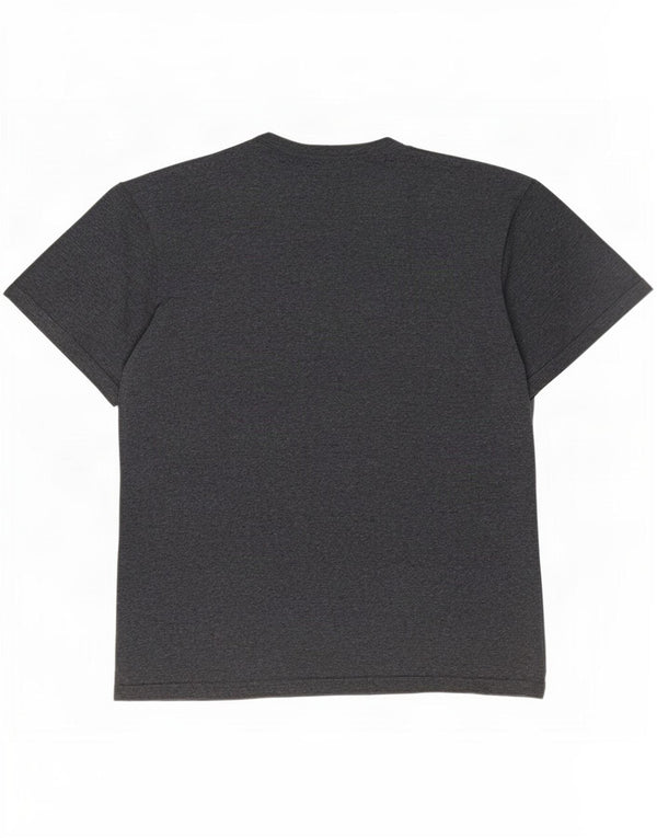 T-shirt da uomo Charro Top grande in cotone grigio