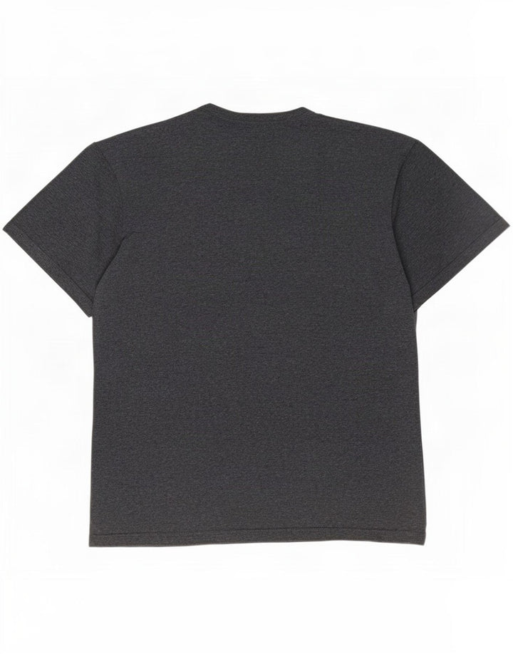 T-shirt da uomo Charro Top grande in cotone grigio