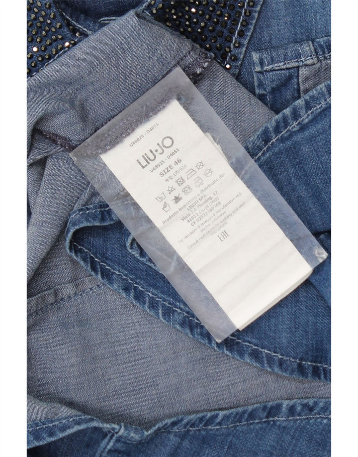 Camicia Jeans Donna Liu Jo IT 46 Large Blu Cotone