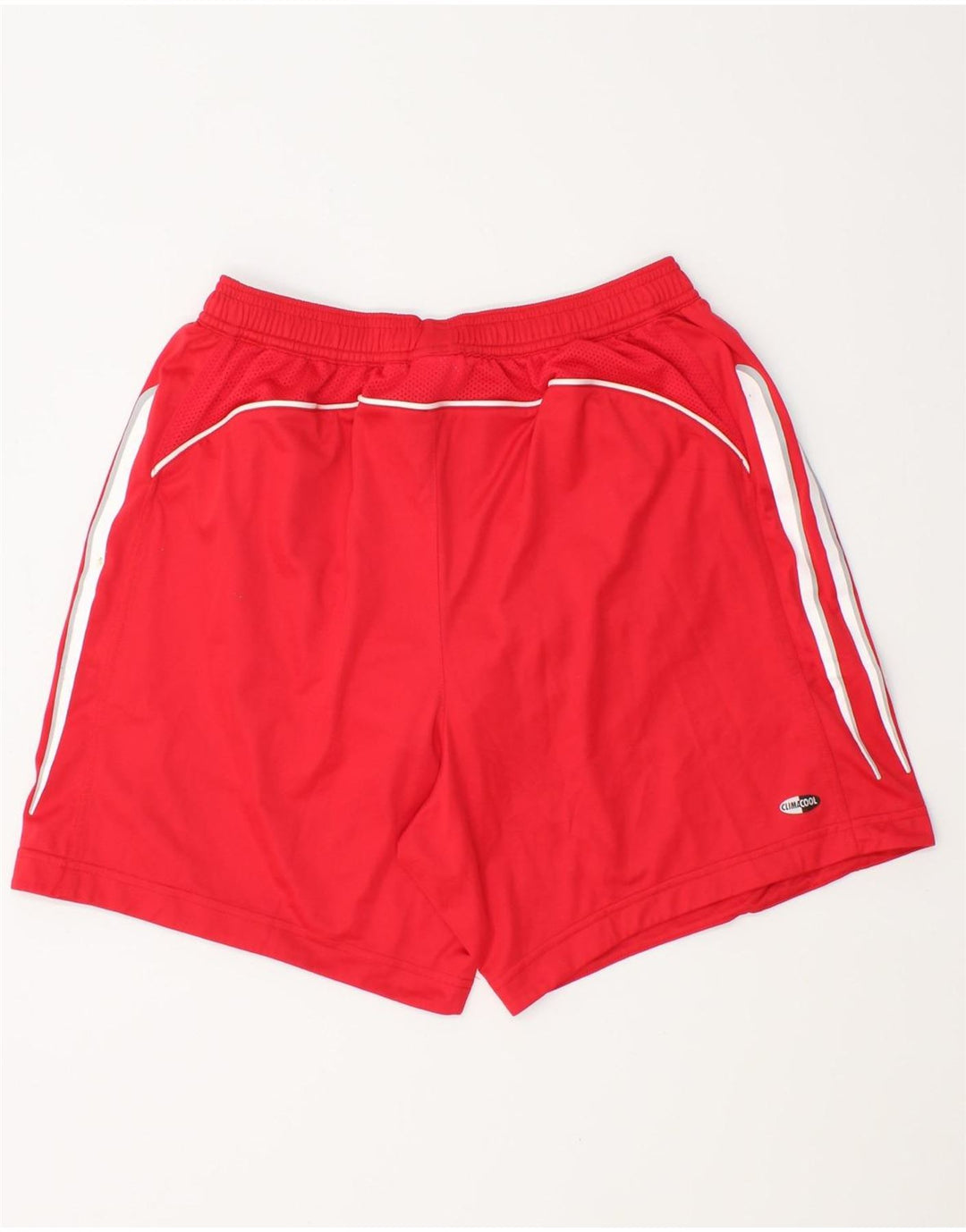 Pantaloncini sportivi Adidas Climacool da uomo in poliestere rosso medio