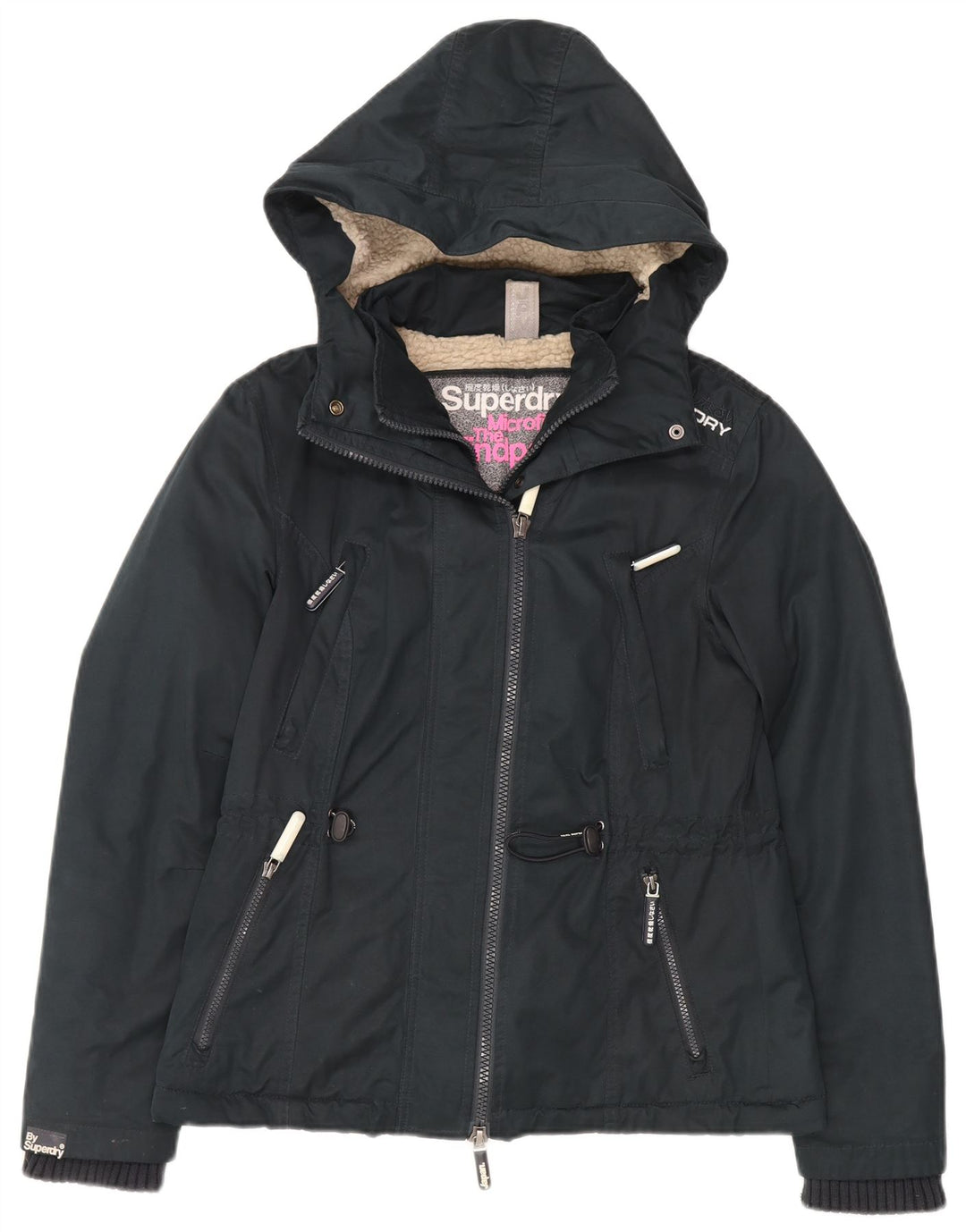 Giacca a vento da donna The Windparka Superdry UK 16 Large Blu Navy