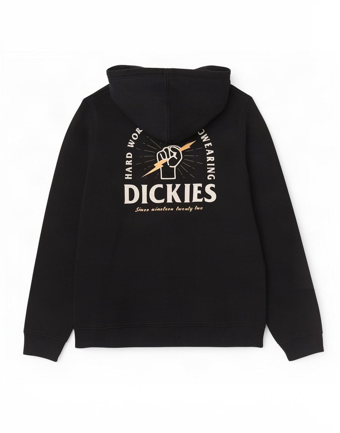 Dickies Felpa con cappuccio grafica da uomo in cotone nero medio
