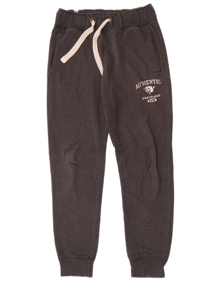 Pantaloni da tuta grafica da uomo Puma Joggers piccoli grigi