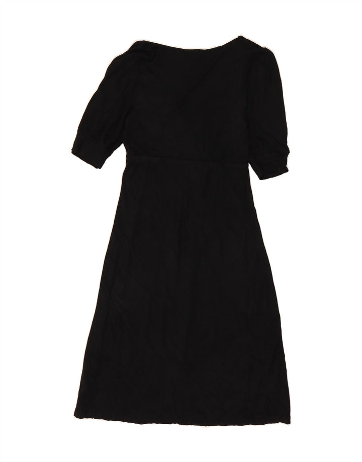 MOSSIMO Womens A-Line Dress UK 4 XS Black Rayon Vintage Mossimo and Second-Hand Mossimo from Messina Hembry 