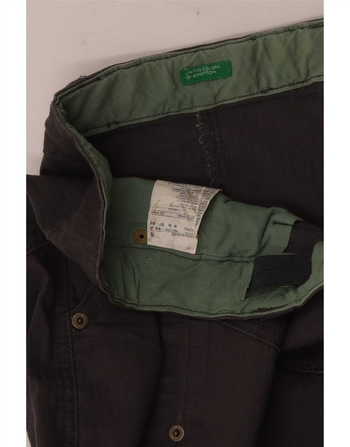 Gonna a trapezio da donna Benetton piccola W32 in cotone grigio