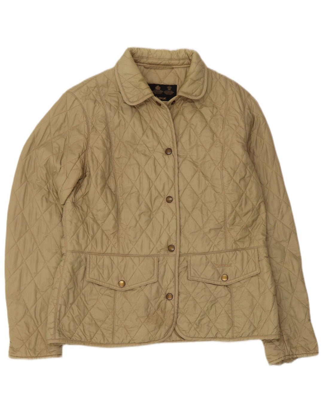 Giacca trapuntata da donna Barbour UK 14 grande verde
