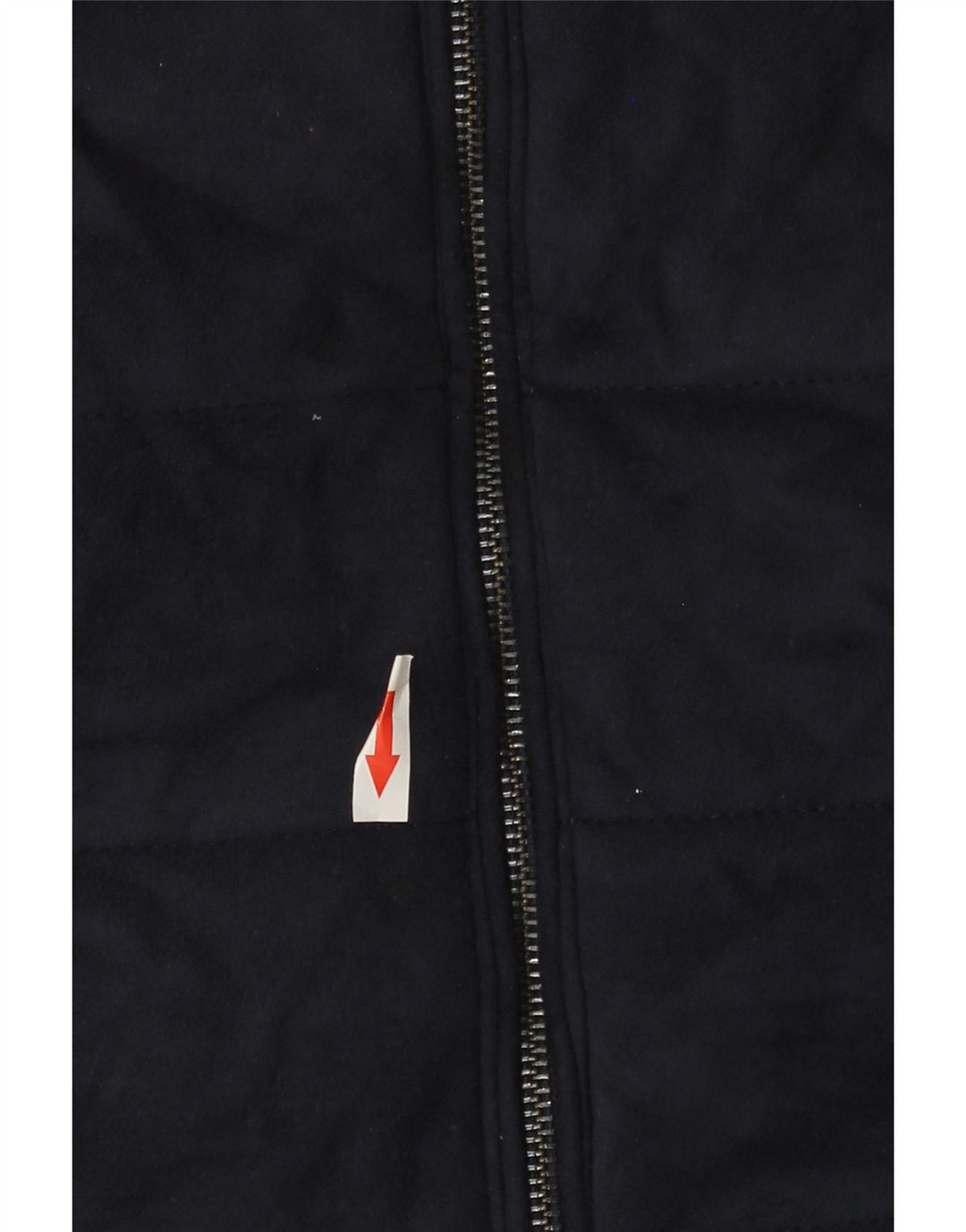 Gilet imbottito da uomo ZARA UK 38 medio blu navy poliestere