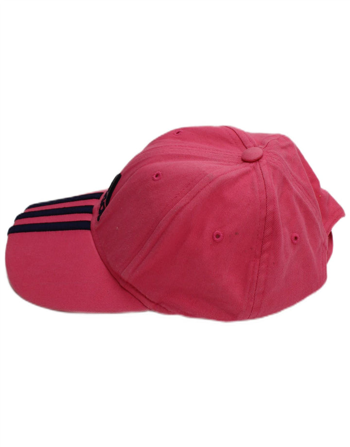 Berretto da baseball con grafica Adidas per ragazze, taglia unica, in cotone a righe rosa
