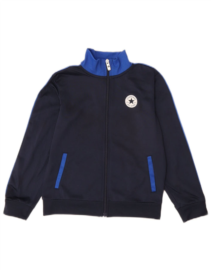 Giacca da ginnastica Converse da ragazzo Chuck Taylor 6-7 anni, grande, blu navy