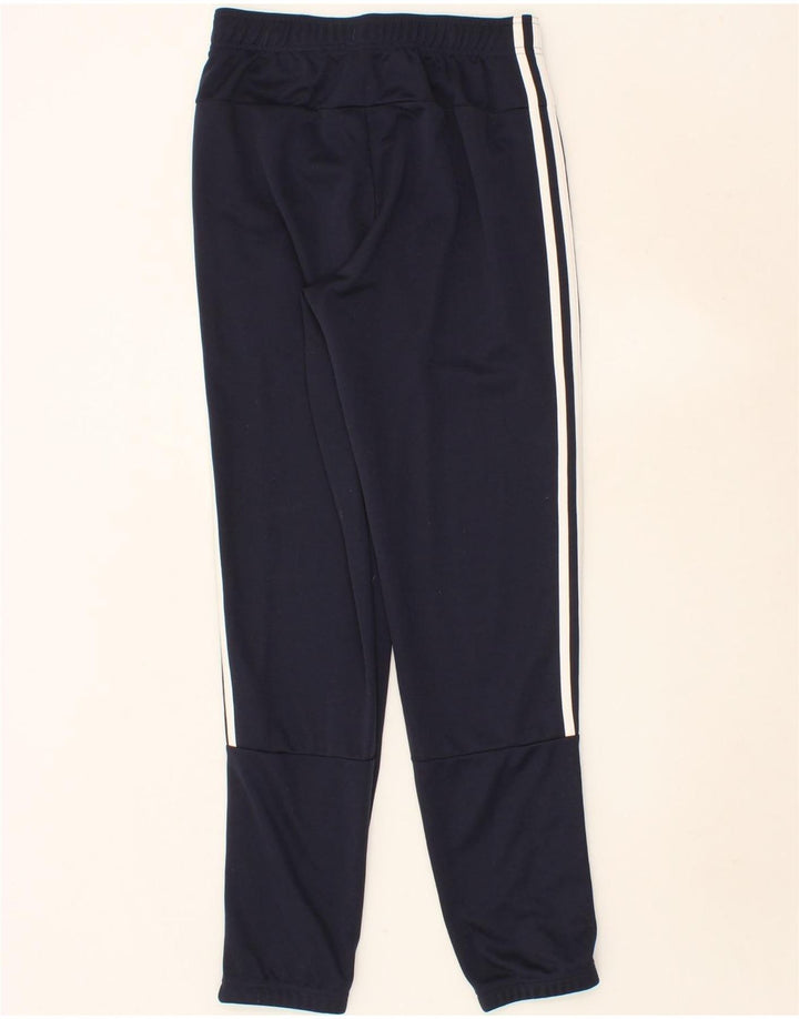 ADIDAS Mens Tracksuit Trousers Joggers Small  Navy Blue Polyester Vintage Adidas and Second-Hand Adidas from Messina Hembry 