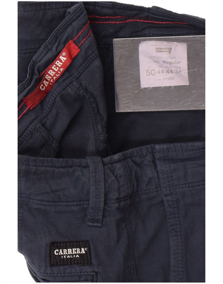 Pantaloncini chino da uomo Carrera W34 grandi blu navy