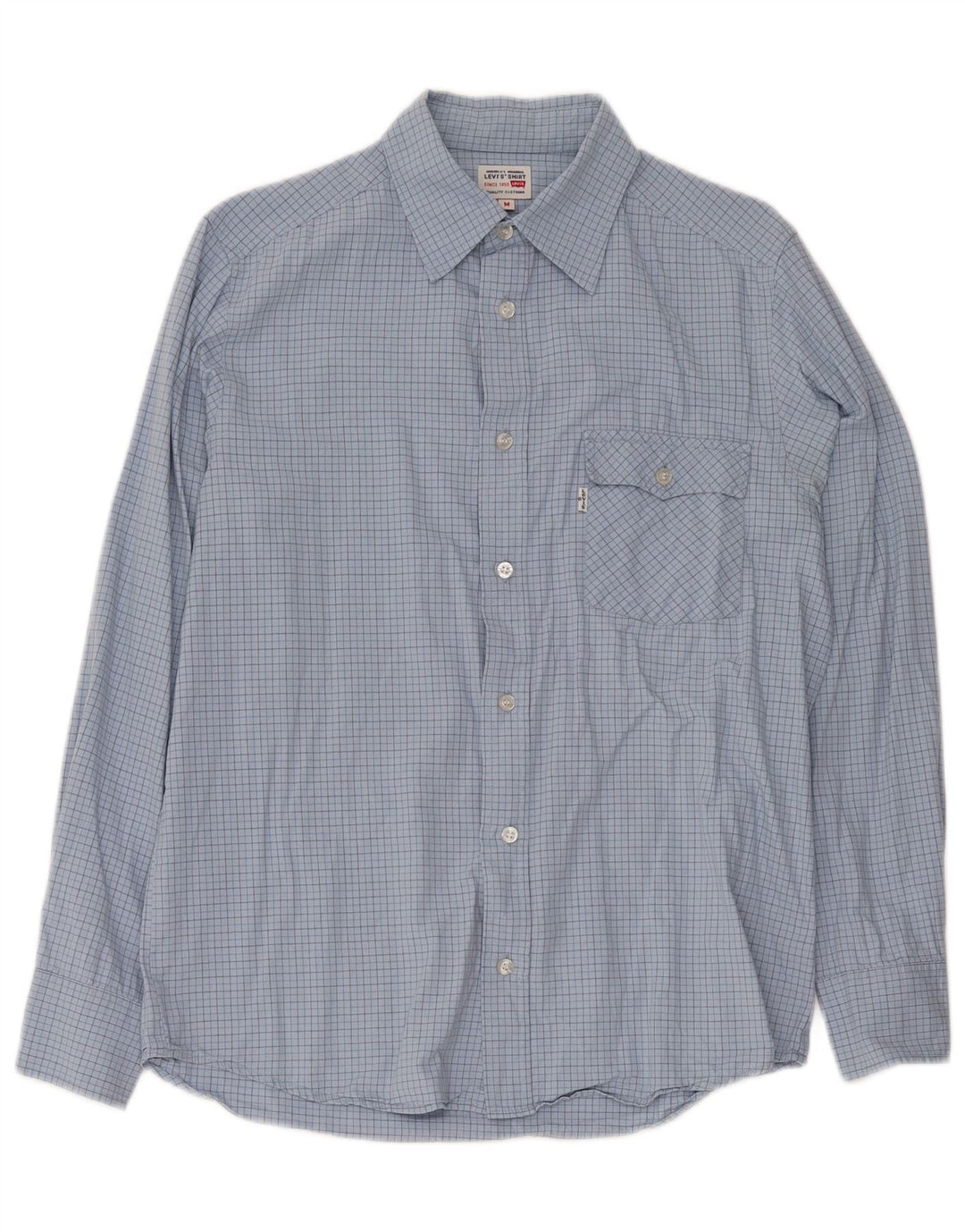 Camicia Levi's Uomo in cotone a quadri blu medio