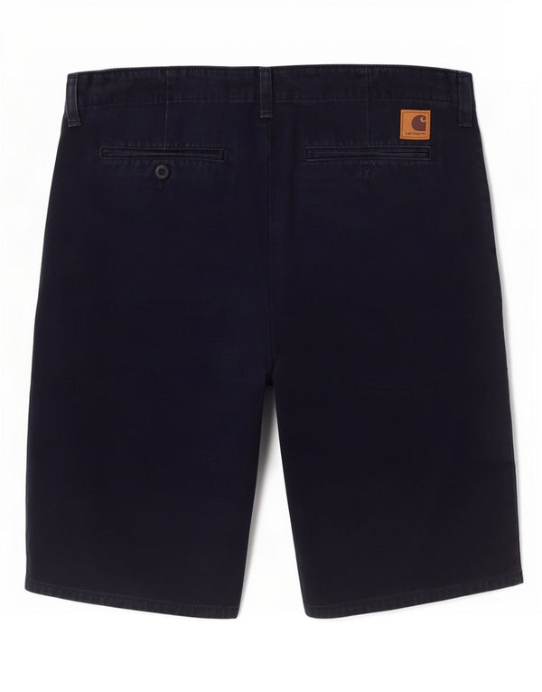 Pantaloncini chino da uomo Carhartt medi W33 cotone blu navy