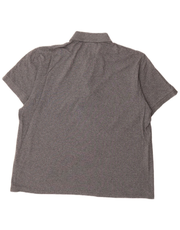 Polo Lacoste da uomo vestibilità classica taglia 7 2XL cotone grigio