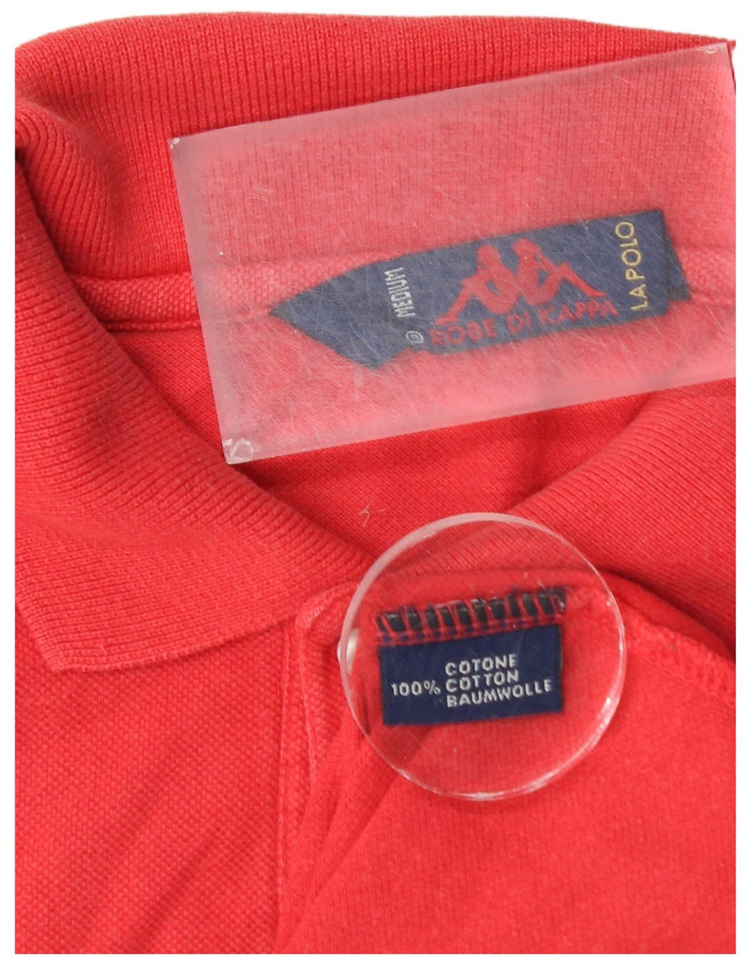 Polo Kappa Uomo Rosso Medio In Cotone