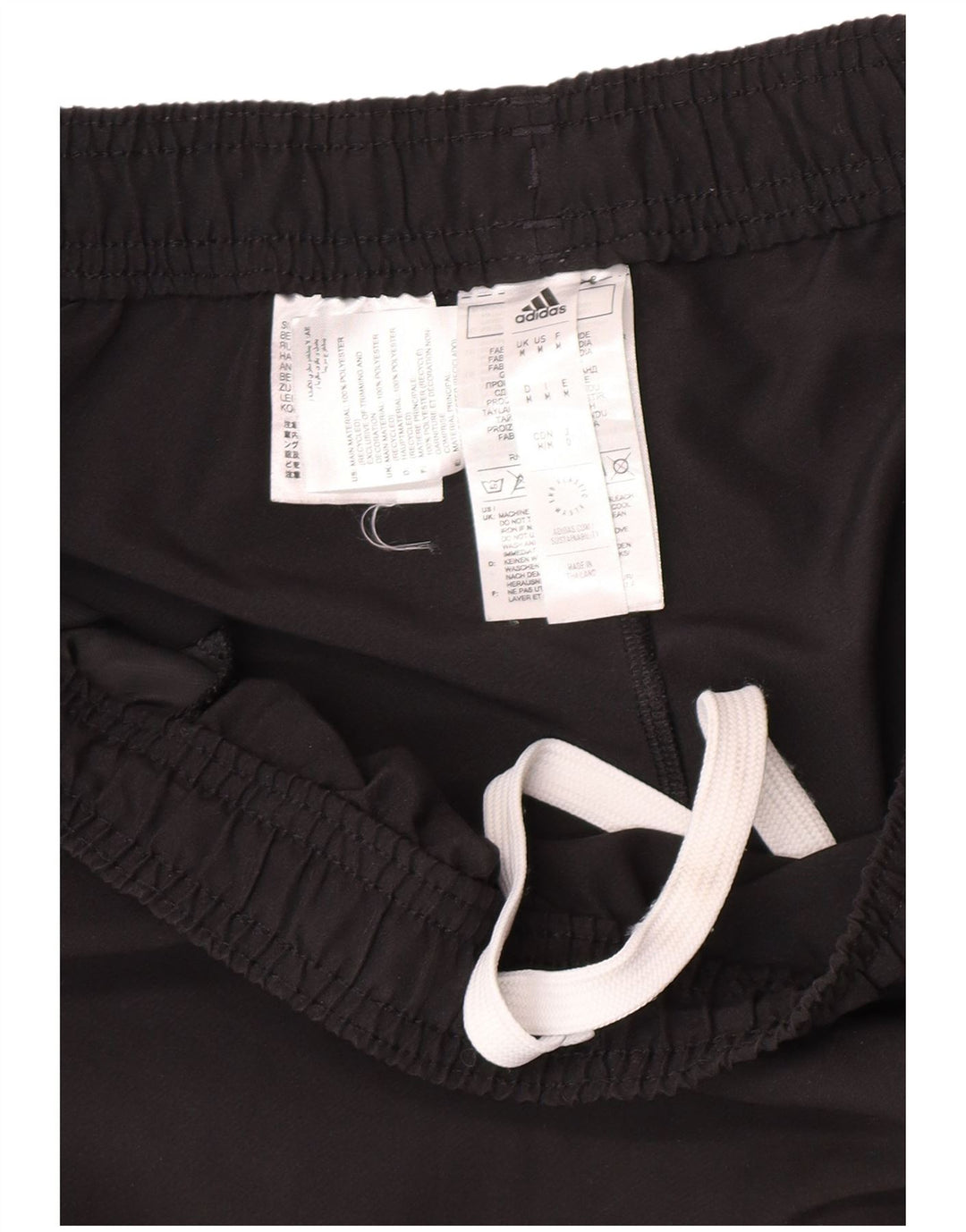 Pantaloni da tuta Adidas Aeroready da uomo in poliestere nero medio