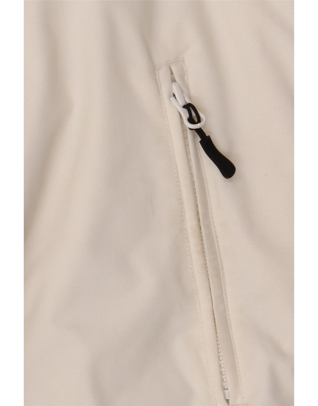 Giacca imbottita con cappuccio da uomo Adidas UK 38 nylon bianco medio