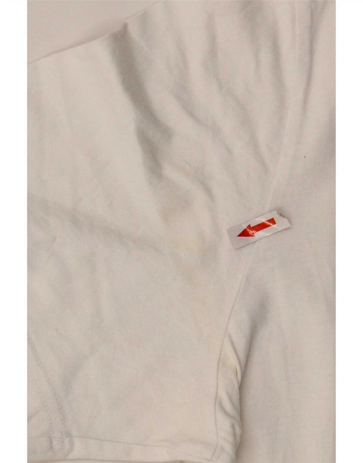 Maglietta Adidas da uomo Top Large in cotone bianco