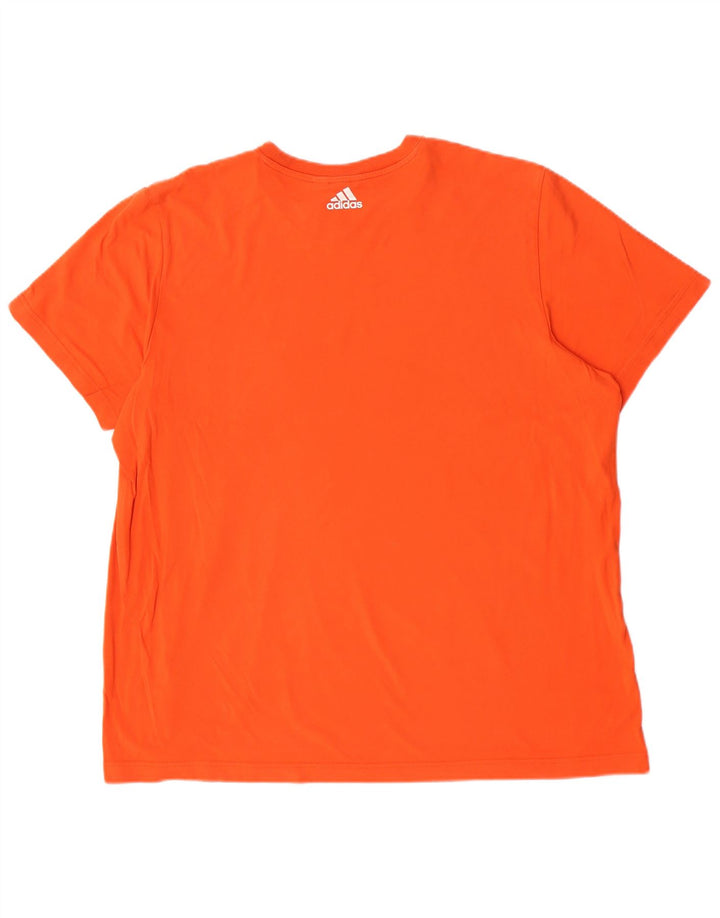 T-shirt grafica da uomo Adidas Top 2XL arancione