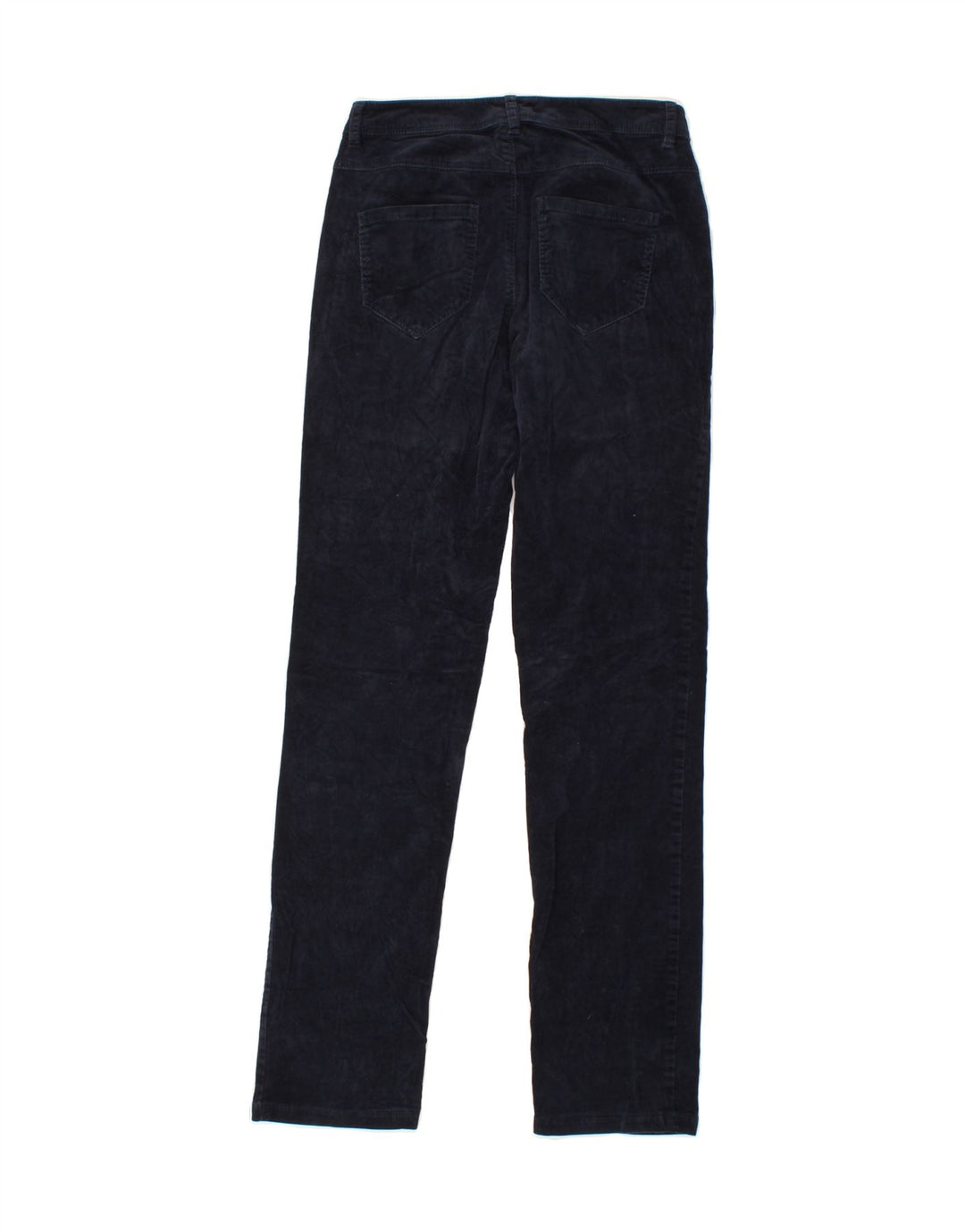 BENETTON Womens Regular Straight Casual Trousers W28 L30  Navy Blue Vintage Benetton and Second-Hand Benetton from Messina Hembry 