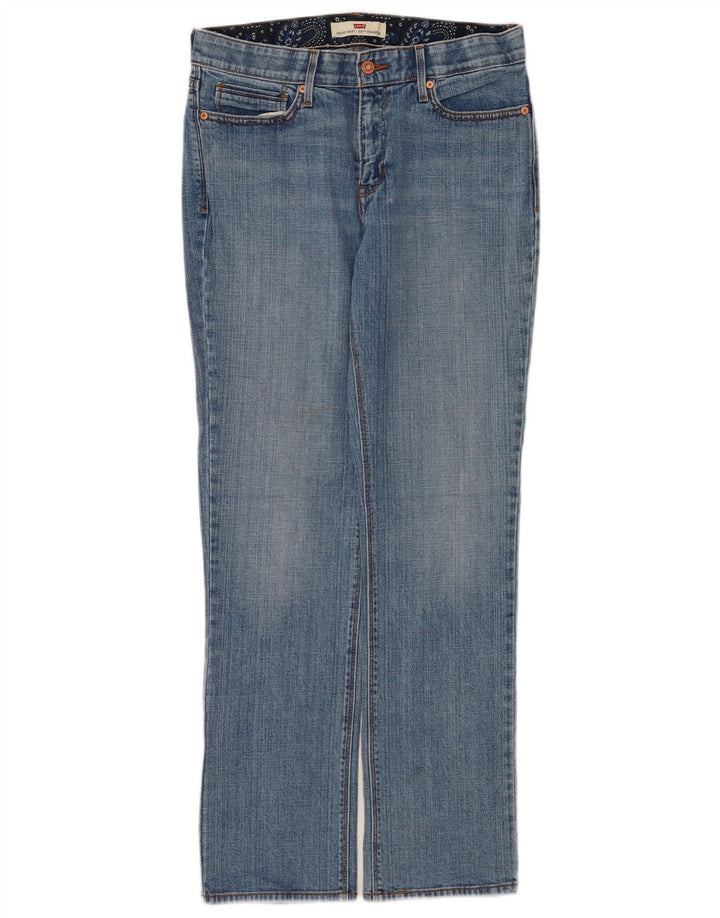 Levi's Donna 525 Jeans dritti US 10 Large W30 L32 Cotone blu