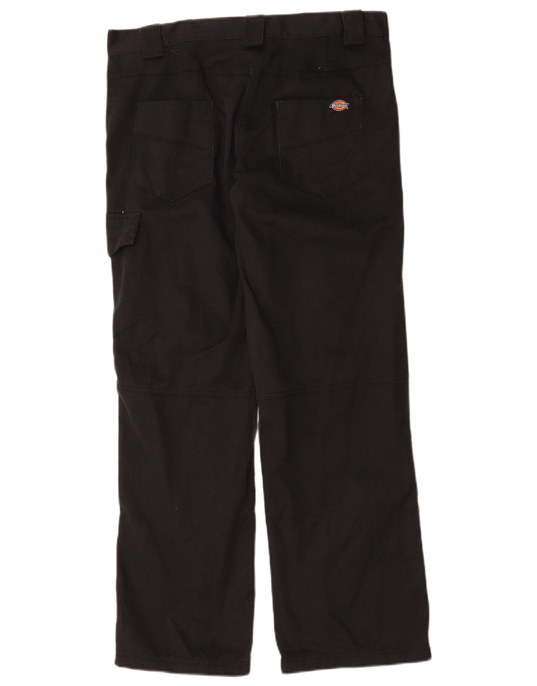 Pantaloni cargo dritti da donna Dickies UK 12 medi W36 L31 poliestere nero