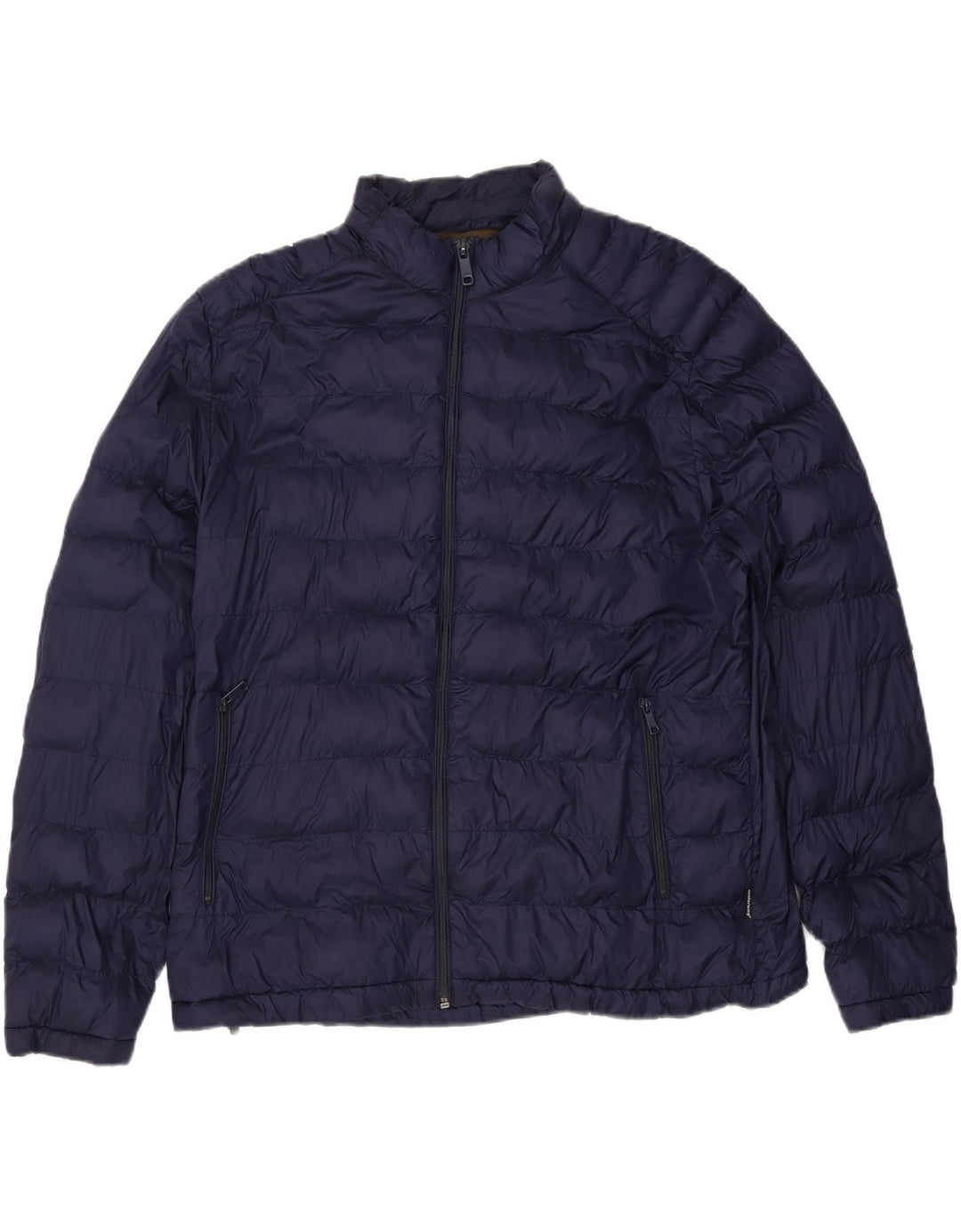 Giacca imbottita da uomo Zara UK 44 2XL Poliestere blu navy