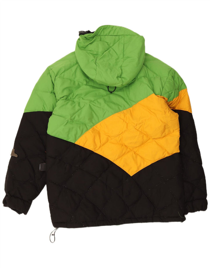 Giacca imbottita con cappuccio da uomo Quiksilver UK 36 Small multicolore Colourblock
