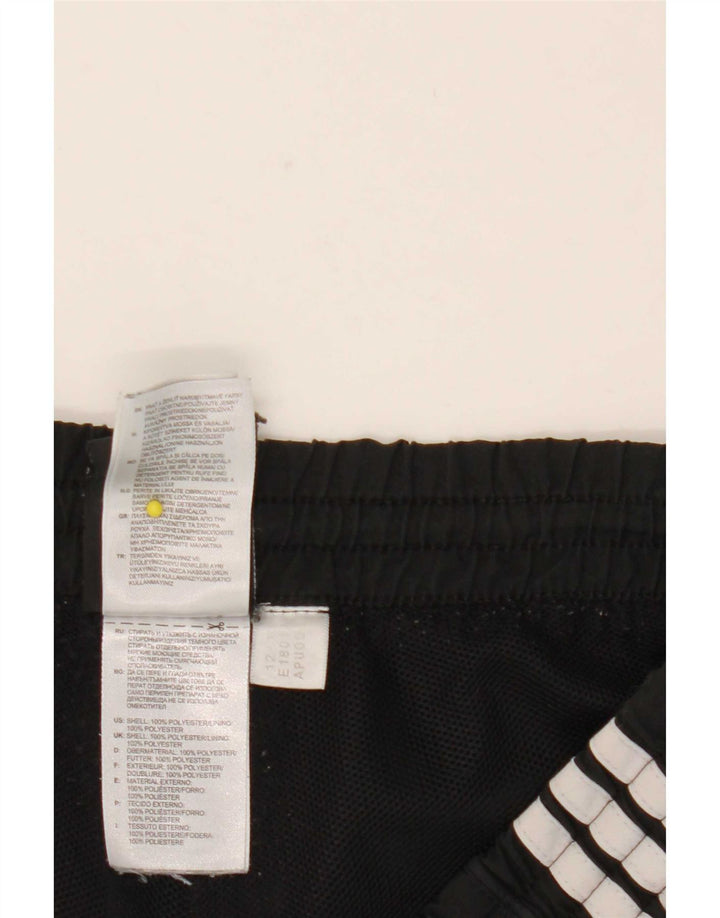 Pantaloncini sportivi Adidas Climalite da uomo grandi in poliestere nero