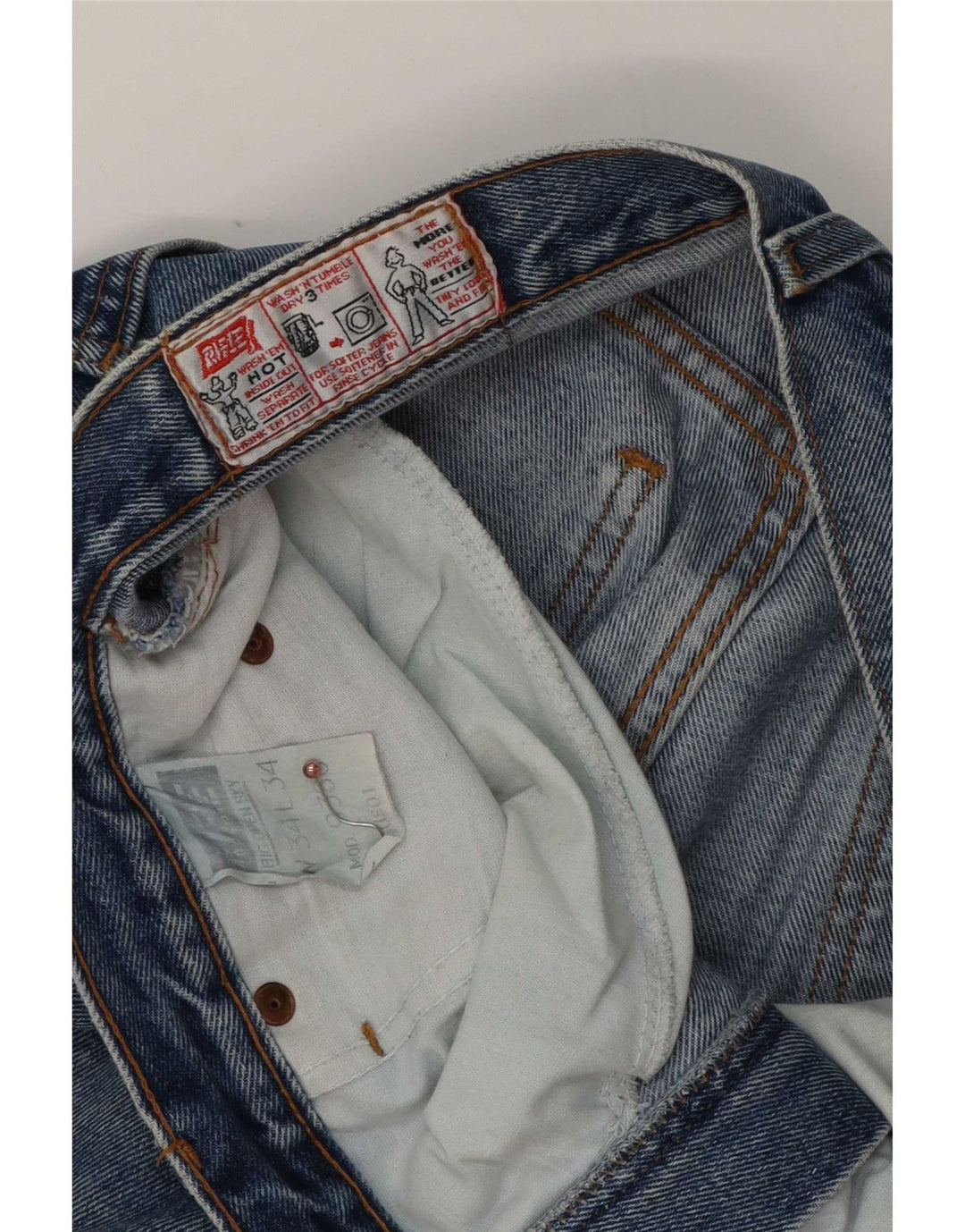 Jeans affusolati da uomo Rifle W34 L31 in cotone blu